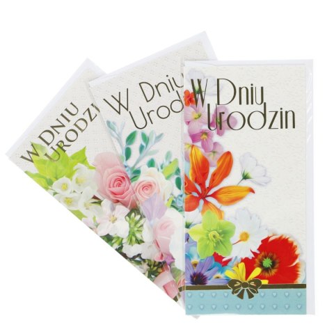 Kartka składana DL urodziny Agamis (dl plus)