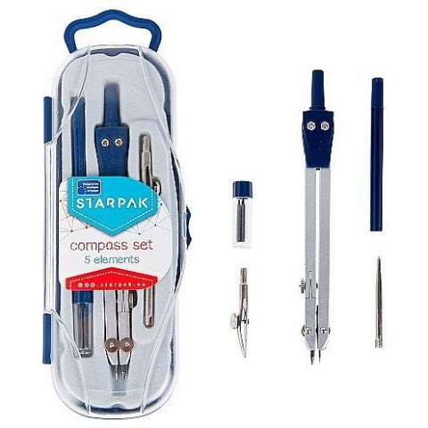 Komplet geometryczny 5 el. Starpak (447747)