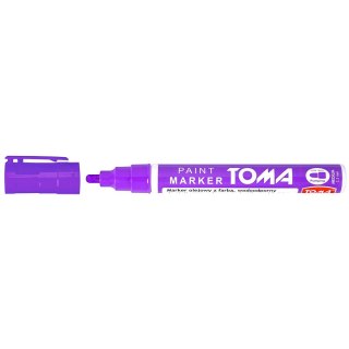 Marker olejowy wkład fioletowy 2,5mm okrągła końcówka Toma (TO-440 9 2)