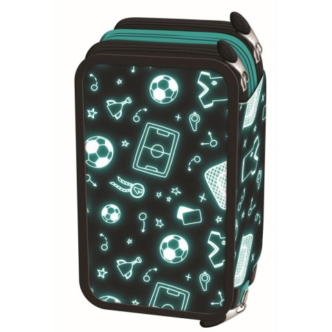 Piórnik NEON FOOTBALL pc-05 St.Right (z wyposażnieniem)