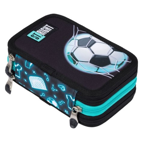 Piórnik NEON FOOTBALL pc-05 St.Right (z wyposażnieniem)