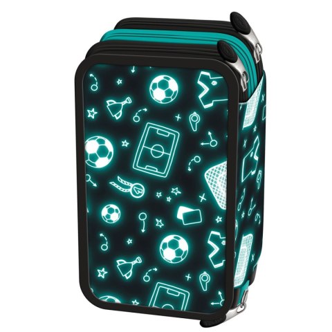 Piórnik NEON FOOTBALL pc-05 St.Right (z wyposażnieniem)