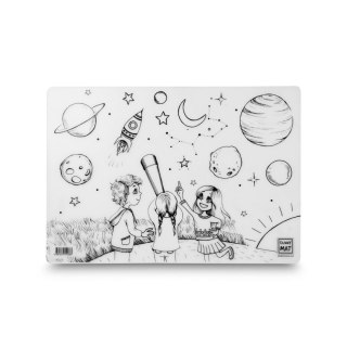 Podkład na biurko FUNNY MAT WHITE OBSERWACJA SFU1038 polipropylen PP [mm:] 335x480 Strigo (8681379310383)