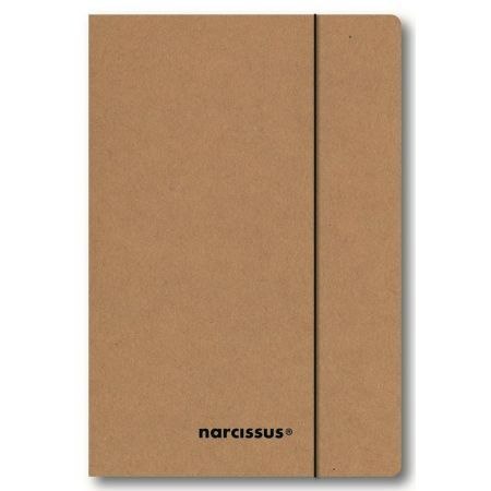 Teczka do podpisu A4 eco szara tektura Narcissus