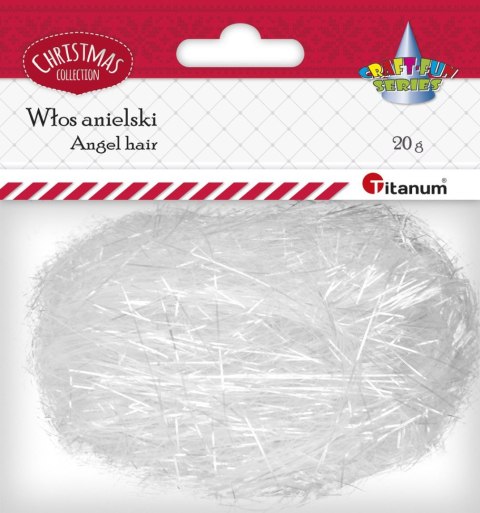 Włosy anielskie Craft-Fun Series włos anielski biały Titanum (18041)