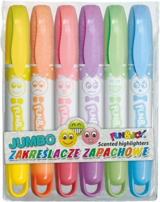Zakreślacz jumbo zapachowe Fun&Joy (FJ553-12)