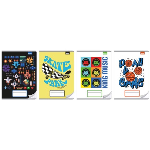 Zeszyt A5 NO NAME - CHŁOPIEC 16k. krata Beniamin (5689)