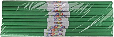 Bibuła marszczona marszczona 24 zielona 500mm x 2000mm (nd)