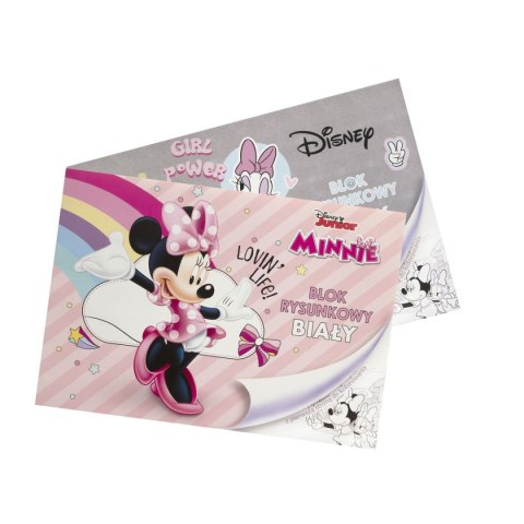 Blok rysunkowy biały MINNIE MOUSE A4 biały 20k Beniamin