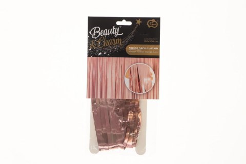 Dekoracja Kurtyna matowa B&C różowo-złota, 100x200 cm Godan (SH-KMRZ)