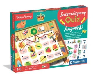 Gra edukacyjna Quiz angielski Clementoni (50943)