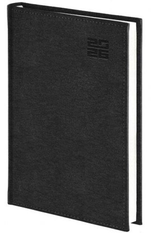 Kalendarz książkowy (terminarz) 400 STRON CZARNY ALUMINIUM STANDARD A4 Wokół Nas (237 A4DB)
