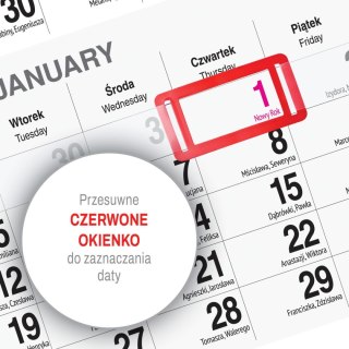 Kalendarz ścienny PLAŻA 310mm x 790mm Press