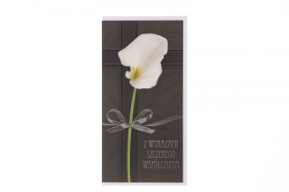 Kartka składana DL Kondolencje Merigraf (5902221801364)