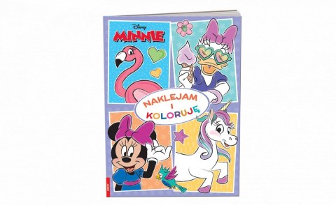 Książka dla dzieci Minnie Naklejam i Koloruję Ameet (NAK 9114)