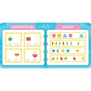 Książka dla dzieci lOGIKA. PRZEDSZKOLAK MYŚLI, UCZY SIĘ I NAKLEJA