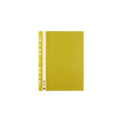 Skoroszyt A4 sztywny zawieszany żółty żółty folia Tres (SKWA4/BŁĘ)