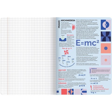 Zeszyt A5 fizyka 60k. 70g krata TOP-2000 (400169458)