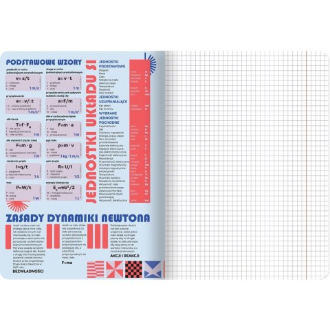 Zeszyt A5 fizyka 60k. 70g krata TOP-2000 (400169458)