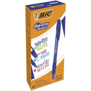 Długopis Gelocity Illusion wkład niebieski 0,3mm Bic (943440)