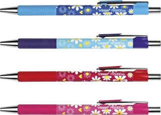 Długopis olejowy daisy 206 wkład niebieski 0,7mm Vinson