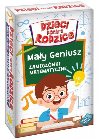 Gra karciana Dzieci kontra rodzice Łamigłówki matematyczne Kangur