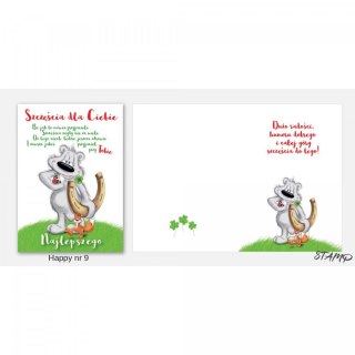 Kartka składana B6 Happy Urodzinowy dziecięcy Ev-corp (STKH-009)