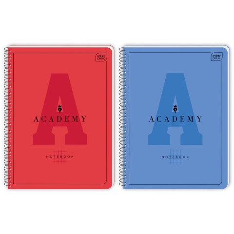Kołozeszyt (kołonotatnik) A5+ Hybrid Academy 90g 80k. 90g krata Interdruk