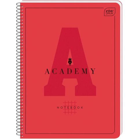 Kołozeszyt (kołonotatnik) A5+ Hybrid Academy 90g 80k. 90g krata Interdruk