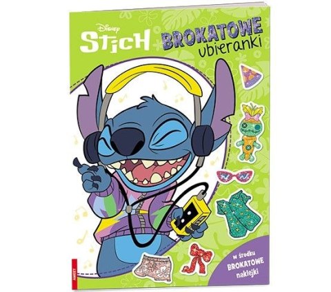 Książeczka edukacyjna Stich. Brokatowe Ubieranki Ameet (SDLB 9109)