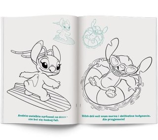 Książka dla dzieci Stitch. Kolorowanka z Naklejkami Ameet (NA 9141)