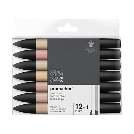 Marker specjalistyczny zestaw 12+1 skin tones Winsor (0290172)