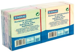Notes samoprzylepny (karteczki) mix 1200k [mm:] 76x76 Donau (7586012-99)