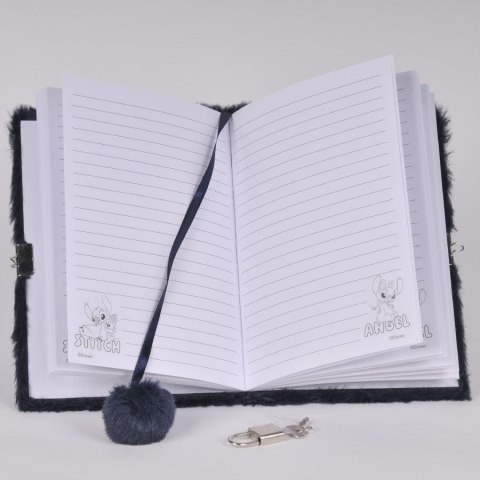 Pamiętnik A5 pluszowy Stitch Paso (DS25CC-3676)