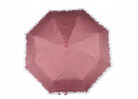 Parasol automatyczna falbanka w groszki, mix kolorów (SW5280)