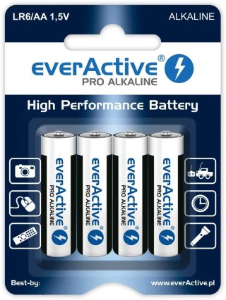 Baterie Pro Alkaline AA LR6 Everactive