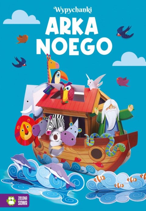 Książeczka edukacyjna Wypychanki. Pojazdy Zielona Sowa