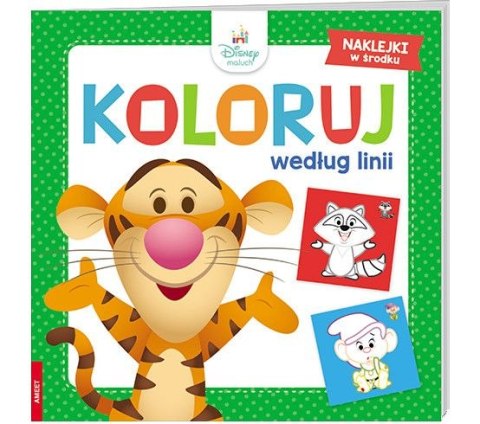 Książka dla dzieci Disney Maluch. Koloruj Według Linii Ameet (COLN 9202)