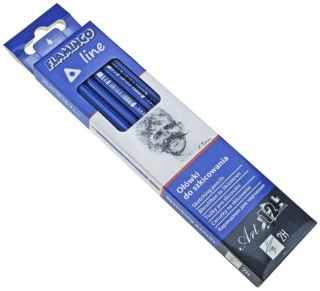 Ołówek w kartonowym pudełku 2H Flamingo Line