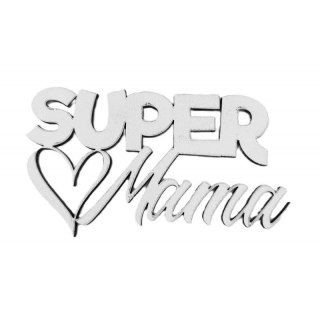 Ozdoba drewniana MAMA DNDM15B Sadpex (5 SZT)