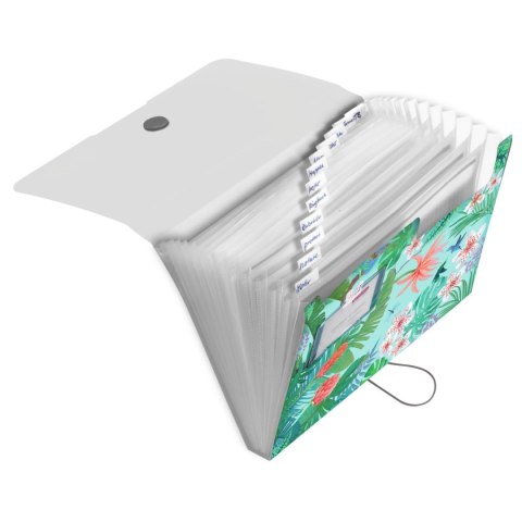 Teczka z przegródkami Ladylike Jungle 50044016 A4 kolor: mix 12 przegródek Herlitz (300001530)