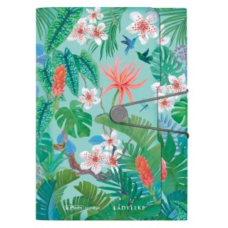 Teczka z przegródkami Ladylike Jungle 50044016 A4 kolor: mix 12 przegródek Herlitz (300001530)
