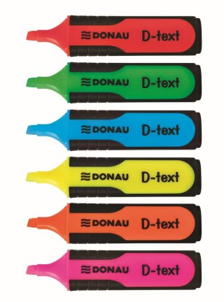 Zakreślacz D-Text wkład różowy 1,0-5,0mm Donau (7358001PL-16)