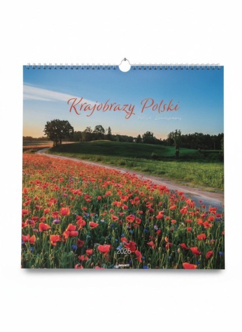 Kalendarz ścienny KRAJOBRAZY wieloplanszowy 330mm x 330mm Avanti (KD-35)