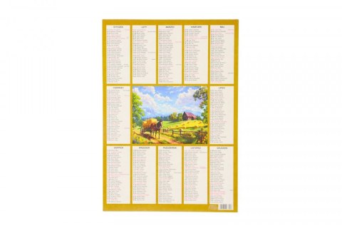 Kalendarz ścienny plakietka 240mm x 340mm Darrieus