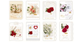 Kartka składana B6 Ślub [mm:] 125x175 Merigraf