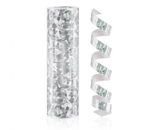 Serpentyna holograficzna srebrna 4m srebrna Godan (PZ-SHSR)