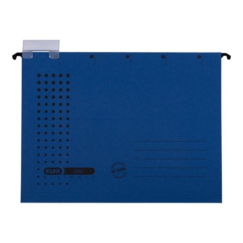 Teczka zawieszkowa A4 Chic Ultimate niebieski karton 240g Elba (100552086)