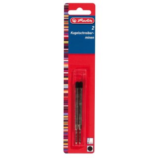 Wkład do długopisu Typ-parker 2 szt wkład czarny Mmm Herlitz (300010365)