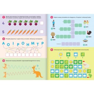 Książka dla dzieci 100 kolorowych łamigłówek. Zadania dla przedszkolaków. Od 5 lat Aksjomat